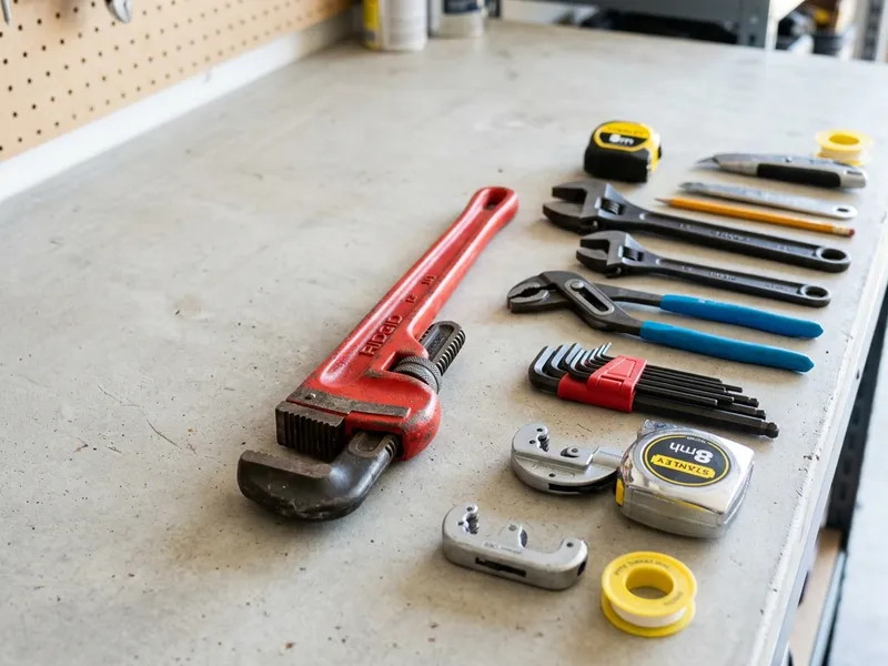 Professional plumbers in Lake Summerset, IL equipped with top-tier tools for residential and commercial plumbing services.